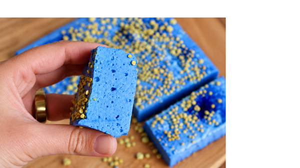 Blue Honey Immunity Marshmallows by Laura & Bren of Holist
