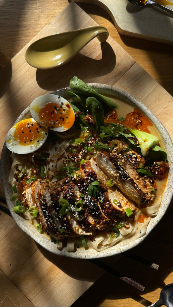Creamy Truffle Miso Ramen by Laura of the Holist