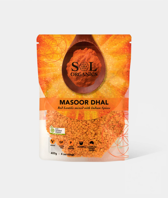 Organic Indian Spiced Dhal - BIS DEC