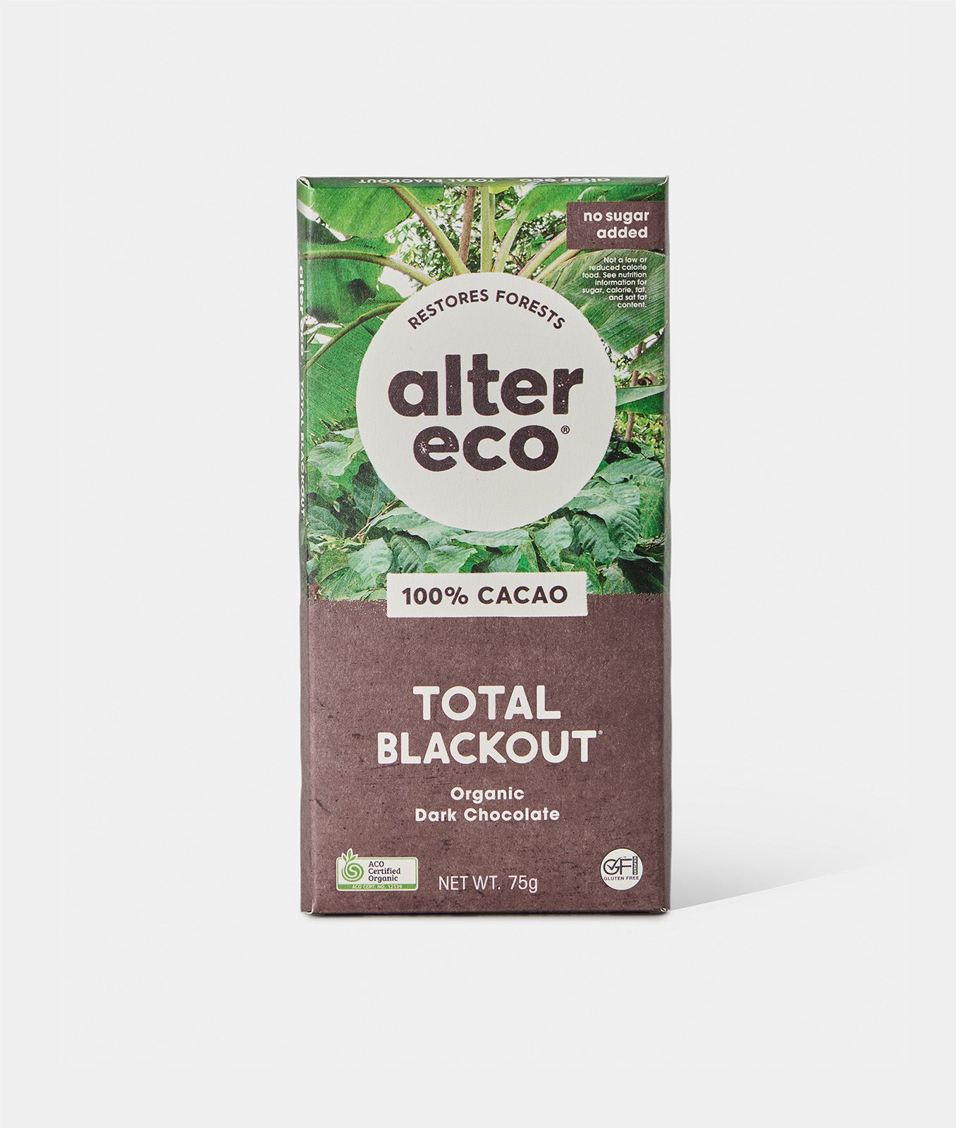 Alter Eco Total Blackout Chocolate 75g Part&Parcel