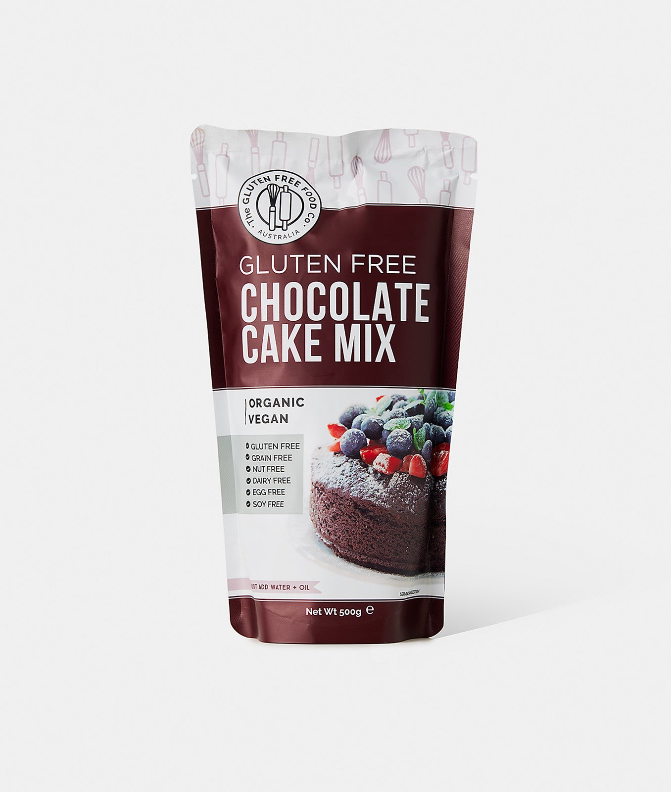 The Gluten Free Food Co. Chocolate Cake Mix Gluten Free 500g - Part&Parcel