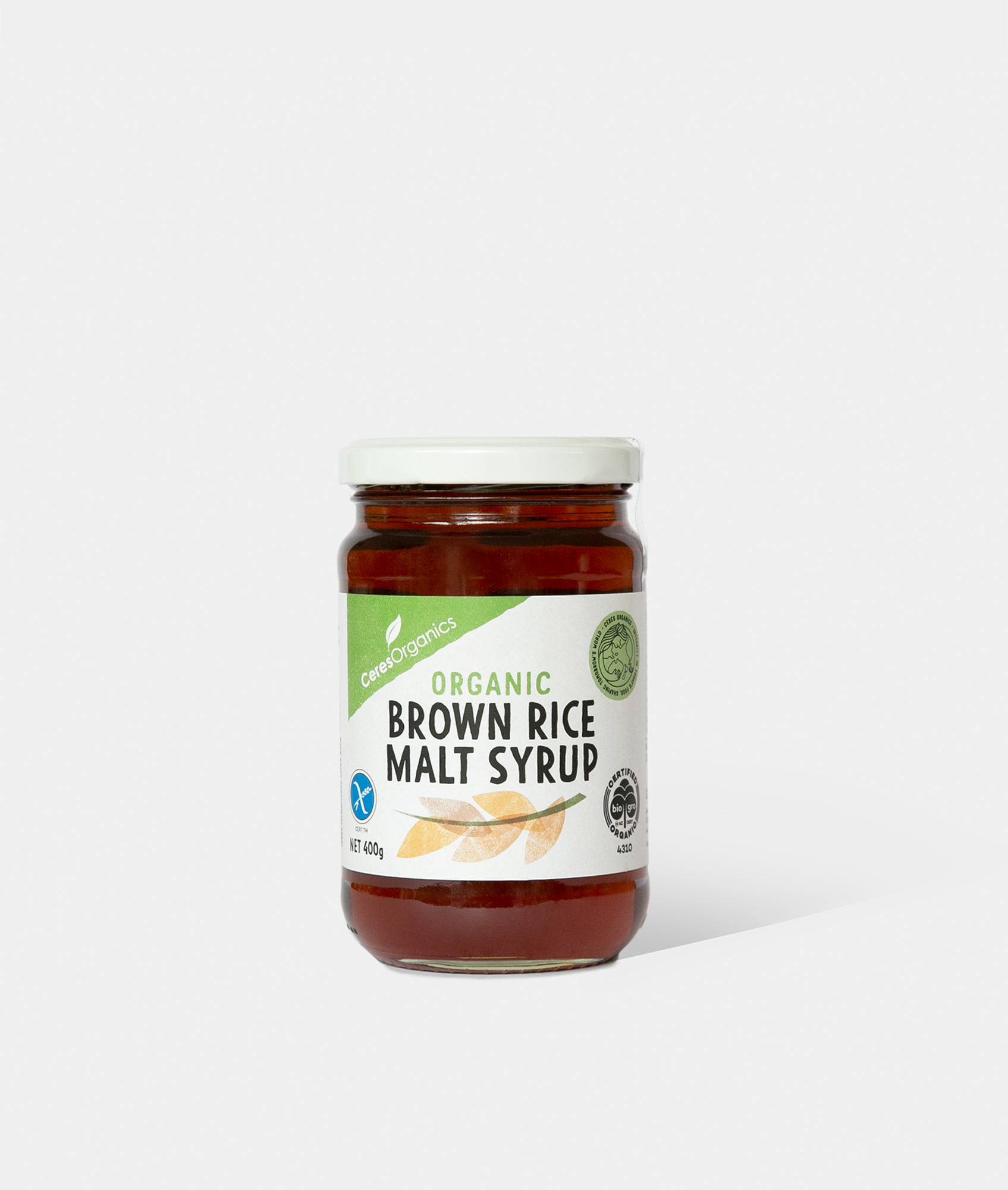 Malted Rice Syrup Ceres Organics Organic Brown Rice Malt Syrup 400ml - Part&Parcel