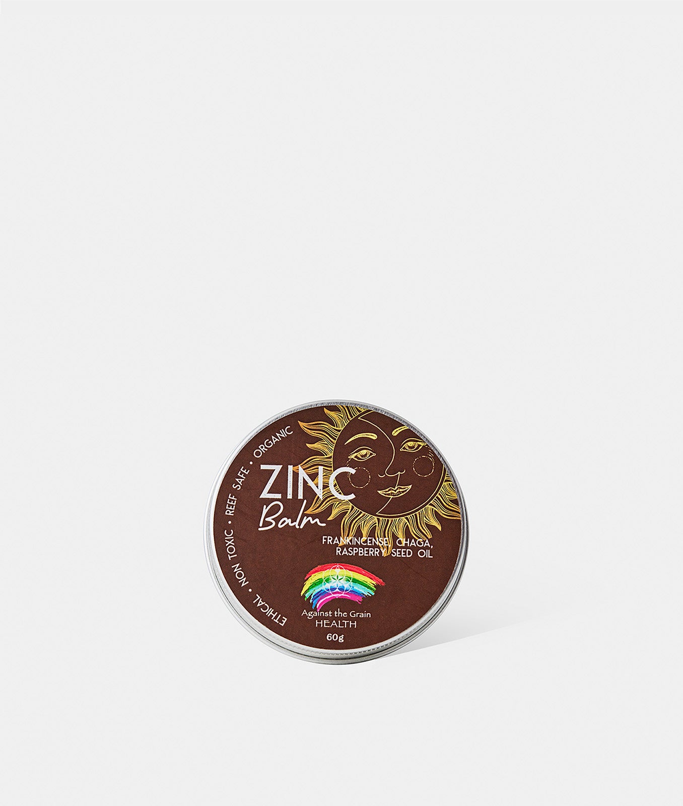 Tinted Zinc Balm Dark with Chaga Mushroom, Raspberry Seed Oil ...